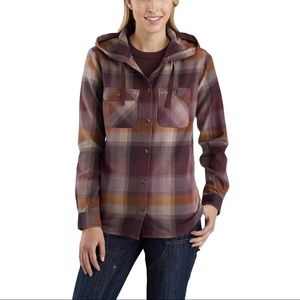 Carhartt hooded flannel